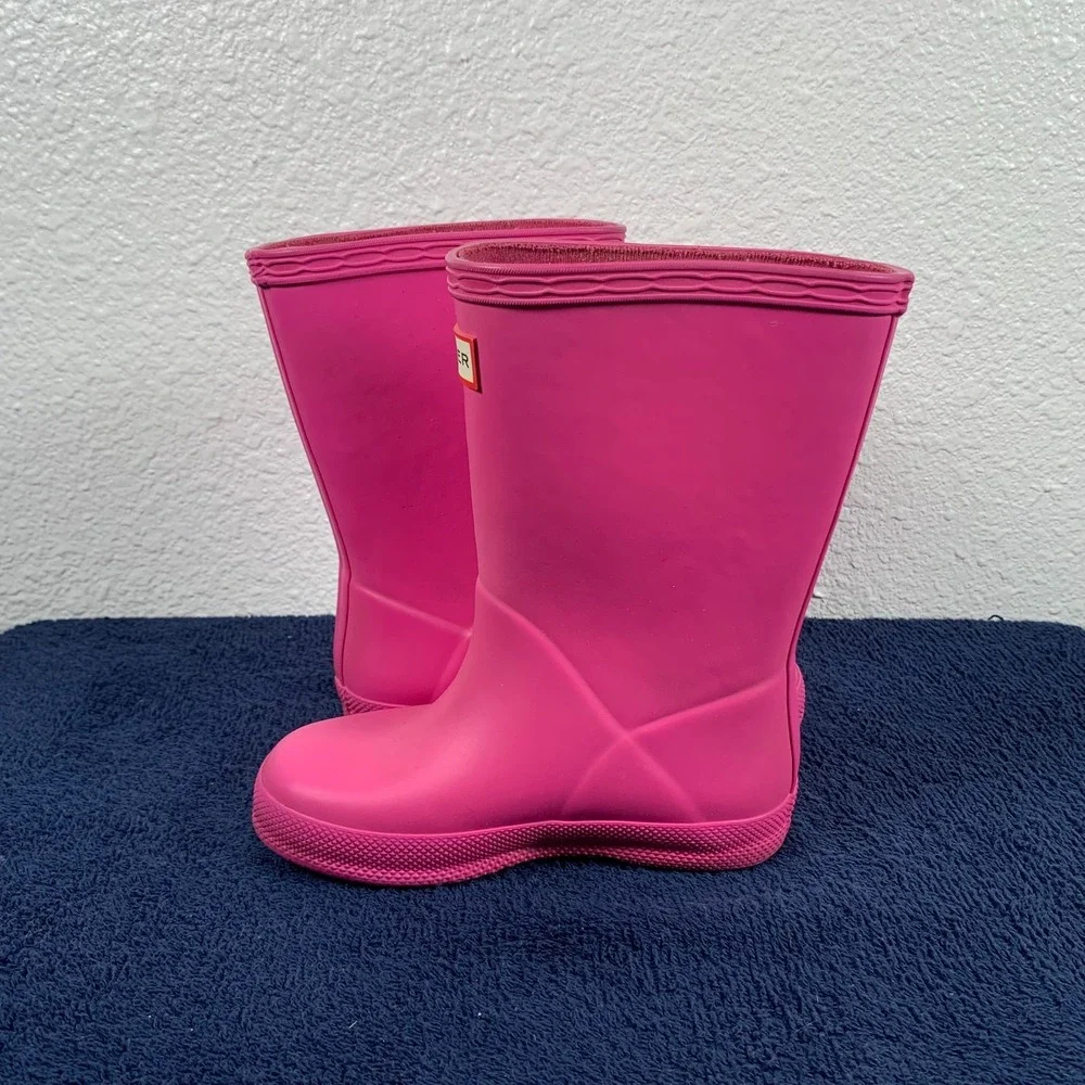 Hunter Boots Toddler Size 7 Pink Waterproof Rain